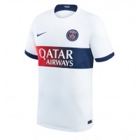 Koszulka piłkarska Paris Saint-Germain Kylian Mbappe #7 Strój wyjazdowy 2023-24 tanio Krótki Rękaw